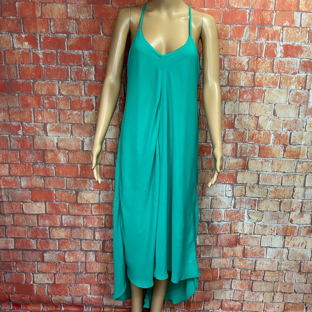 Adrienne Vittadini Crepe High Low Dress